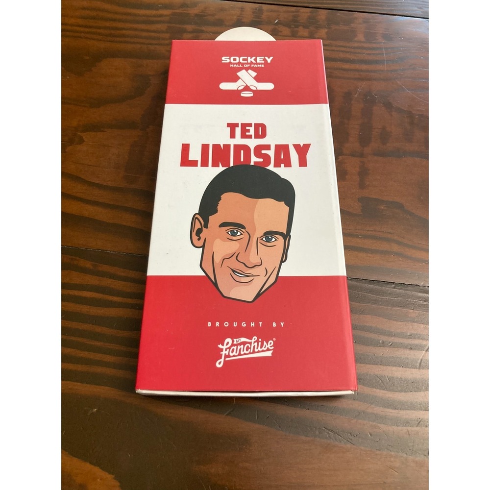 New Sockey Hall of Fame‎ NHL Ted Lindsay Socks 2018 Detroit Red Wings Hockey
